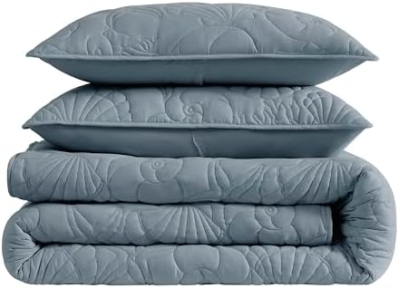 WDCOZY Coastal Beach King Quilt Set