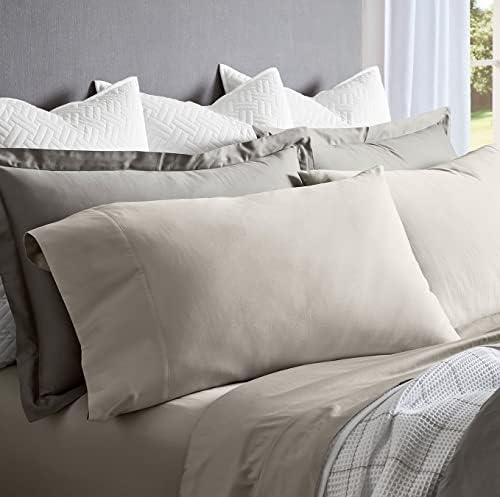 Boll Branch Percale Hemmed Sheet Set - Queen Pewter