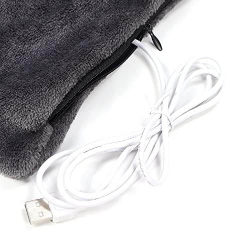 USB Heated Blanket Shawl with Button Design