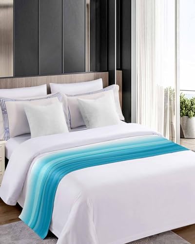 Jolunifun Queen Bed Runner Scarf 94x20 Inches