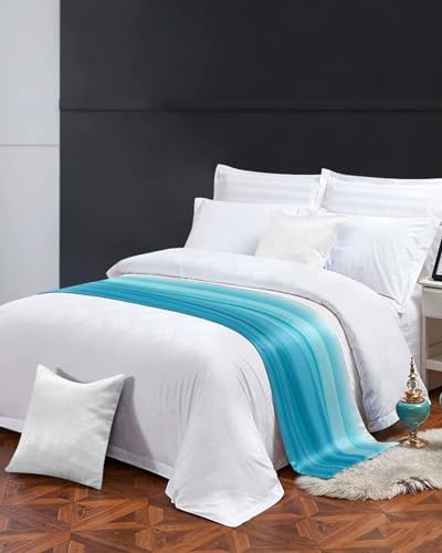Jolunifun Queen Bed Runner Scarf 94x20 Inches