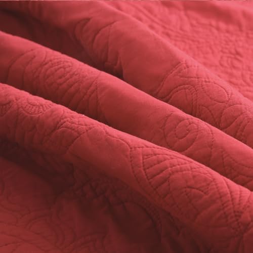 ENASAL Reversible Cotton Jacquard Quilt Set Queen Size