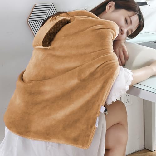 Yaoliucp Heated Blanket 24x31 Inch USB Fast Heating Throw Blanket