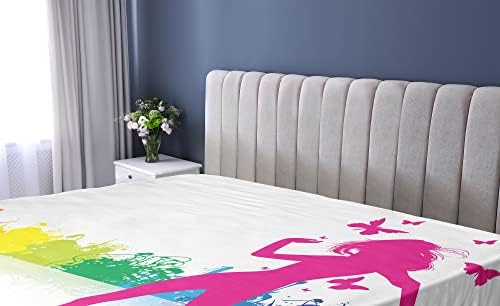 Ambesonne Multicolor California King Fitted Sheet 1