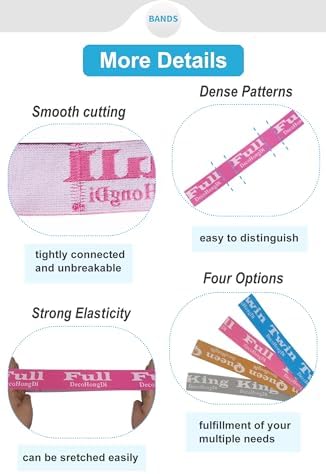 6 Pcs Elastic Bed Sheet Organizer with Labels Pink