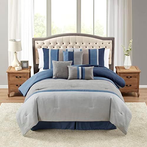 Sweet Home Collection Queen Faux Suede Comforter Set