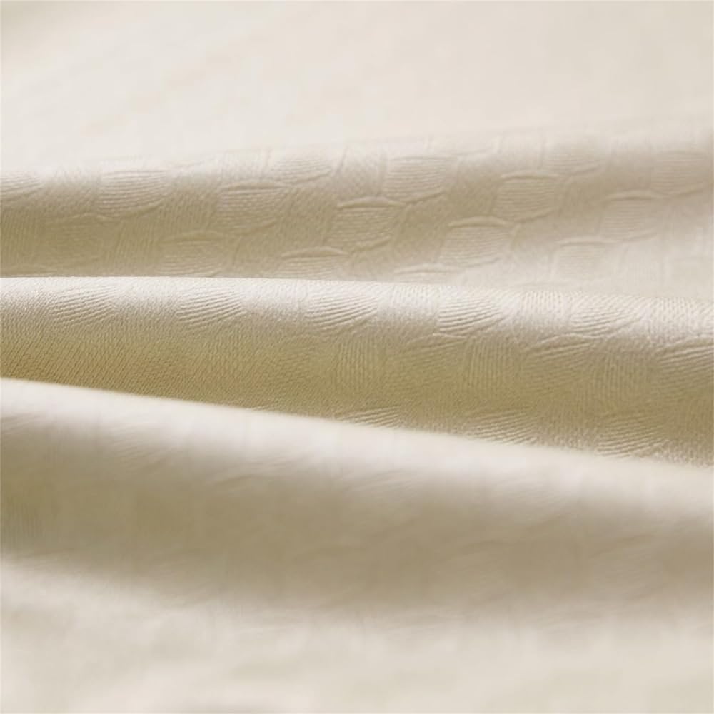 HSTANGKY Blue King Bed Runner Scarf Coverlet Decor