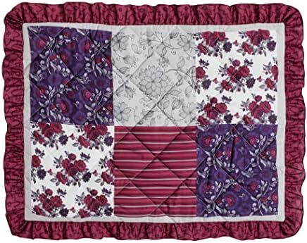 Collections Etc Patchwork Quilted Pillow Sham