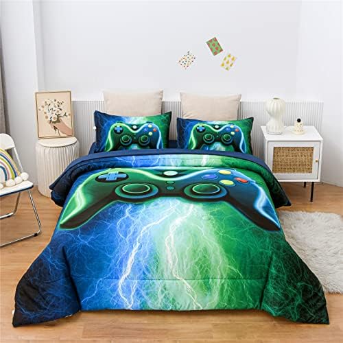 Gamer Gaming Bedding Set with Gamepad Design for Boys