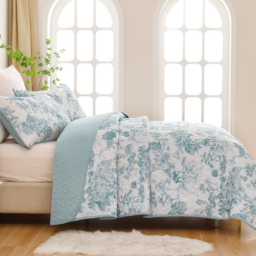 WONGS BEDDING Botanical Quilt Set King Size