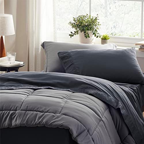 Bedsure Reversible Twin XL Comforter Set with Sheets 1