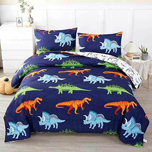 RYNGHIPY Dinosaur Comforter Set for Kids