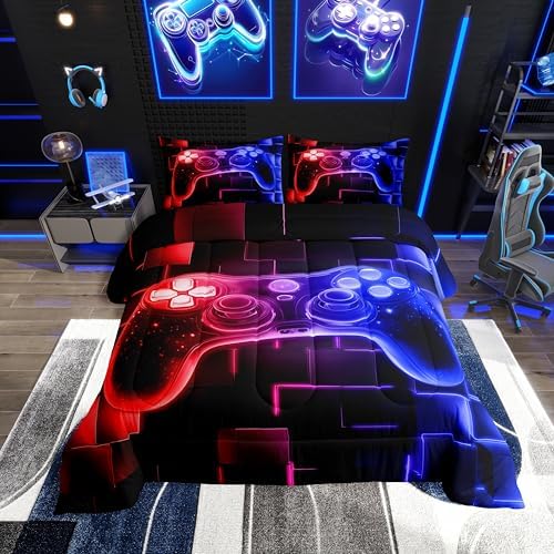 Erosebridal Kids Gamer Comforter Set Twin