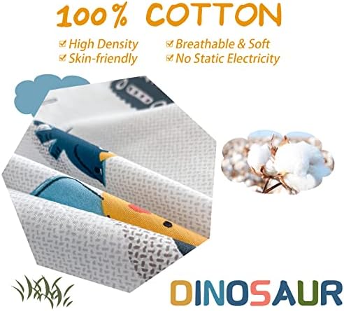 Dinosaur Kids Duvet Cover Set Twin