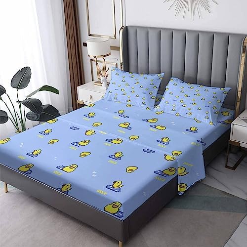 Yellow Duck Twin XL Sheet Set - 3 Piece with Pillowcase