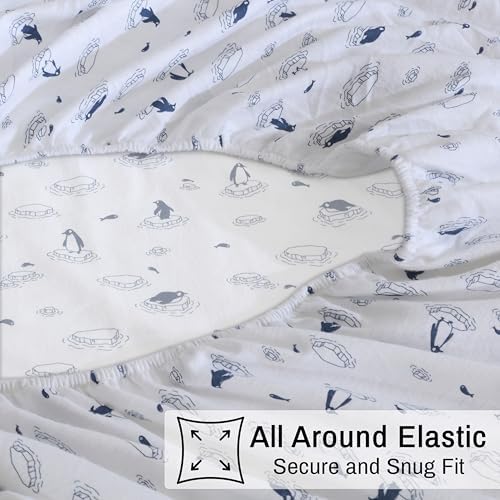 ZOYER Flannel Sheets Queen Set - Deep Pocket Double Brushed 4 Piece