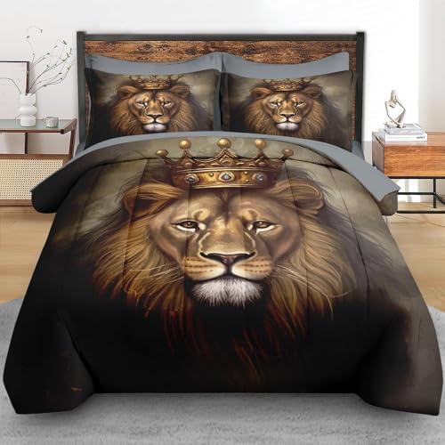 Pamnest King Lion Comforter Set 7 Pcs 1