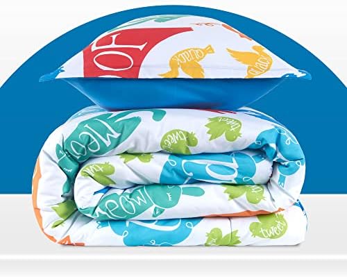 SLEEP ZONE Kids Comforter Set FullQueen - Super Soft Cute Animal Print