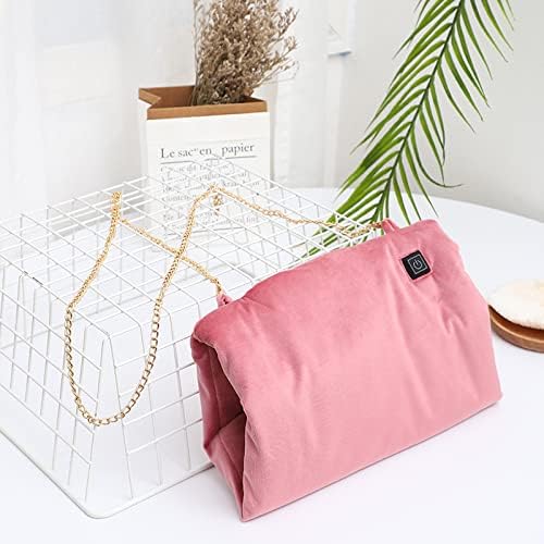 MSUIINT USB Heated Hand Warmer Throw Pillow Pink