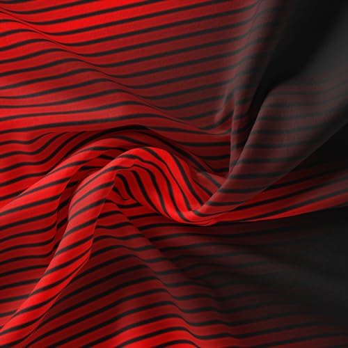 QOOMO Red Black Abstract Kids Comforter Set