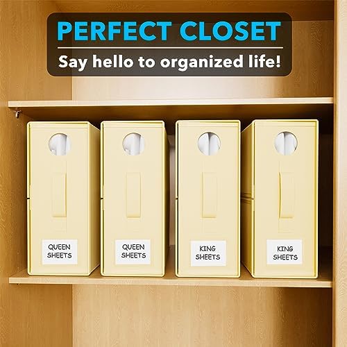 GZOOGHOME 4 Pack Sheet Organizers Storage
