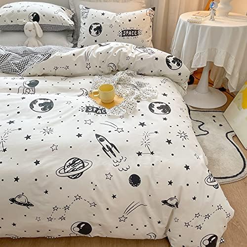 LIWHENHAO Cartoon Duvet Cover Set Twin 100 Cotton