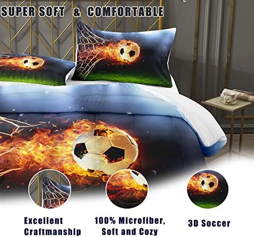 Bodhi Boys Soccer Comforter Set Twin