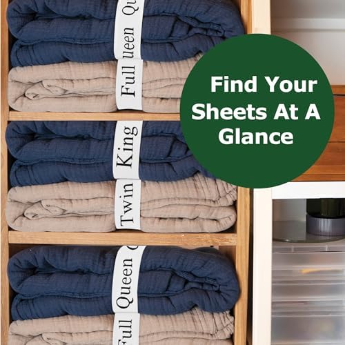 ECOHomes Bed Sheet Organizer Elastic Bands - 2PCS White King