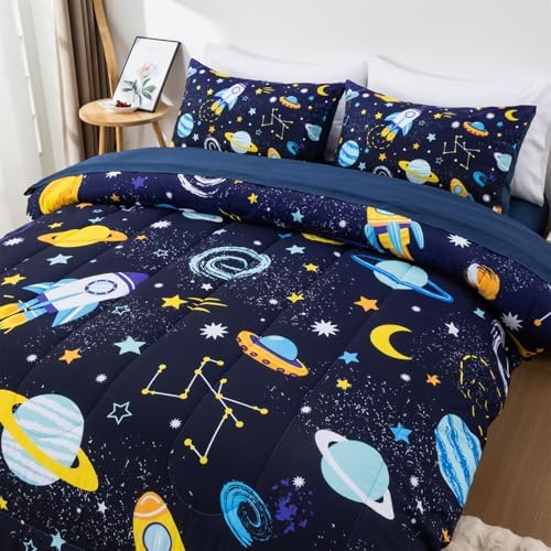Aimuan Rocket Comforter Twin Set for Kids
