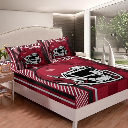Erosebridal Boys Football Fitted Sheet Set
