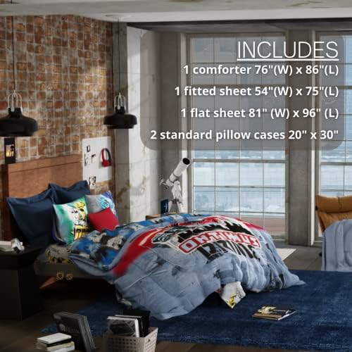Franco Transformers Battle in Brooklyn Comforter Set 5 Piece