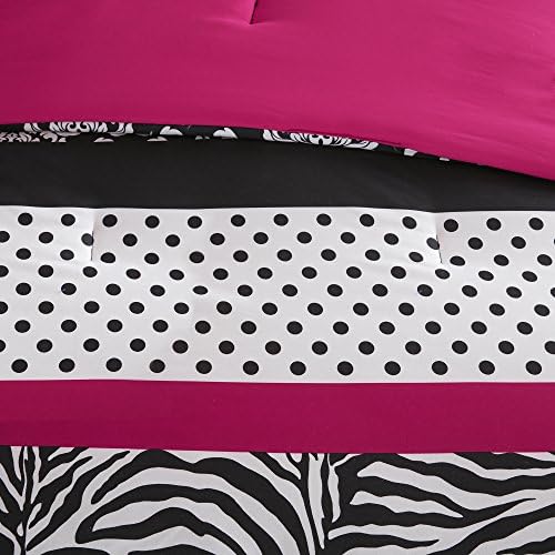 Mi Zone Comforter Set - Zebra Pink 4 Piece