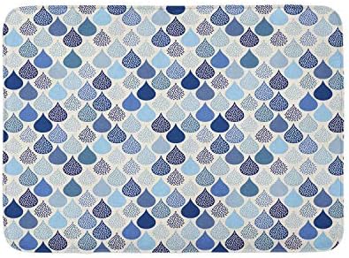 Ambesonne Geometric Bath Mat - Dark Violet 302 x 20