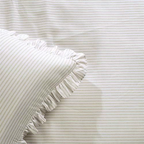 Lush Decor Ticking Stripe Bedspread 3 Piece Set Queen