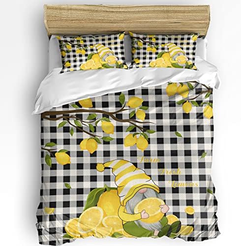 OComster California King Duvet Cover Set with Pillow Shams