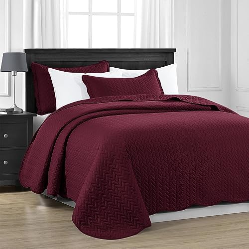 MOONLIGHT20015 Reversible Quilt Set Queen Size