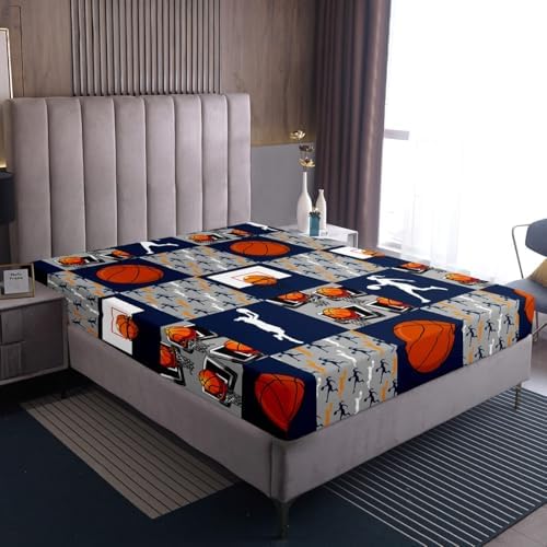 Erosebridal Basketball Bed Sheet Set Full Size