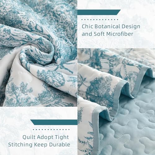 WONGS BEDDING Botanical Quilt Set King Size