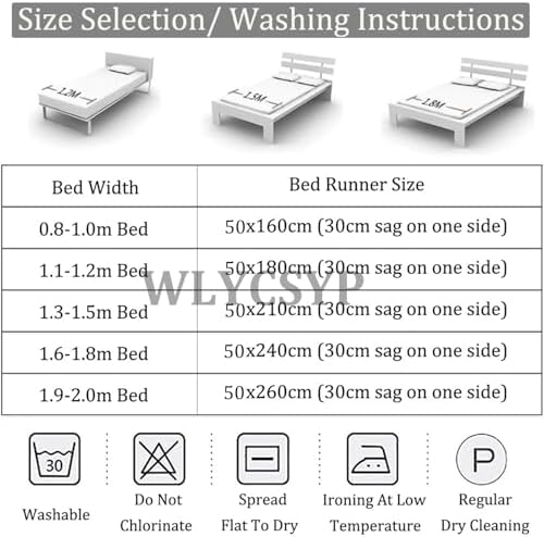 Premium Luxury Bed Scarf 50X50cm Home Decor