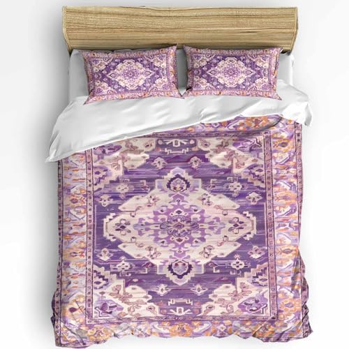 Boanket 3-Piece Queen Duvet Cover Set with Zipper Closure 1
