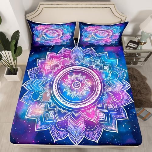 Feelyou Outer Space Galaxy Sheet Set for Kids