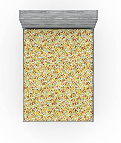 Ambesonne California King Microfiber Sheet Set