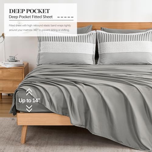 Cottolester Gray Comforter Queen Set 7 Pieces