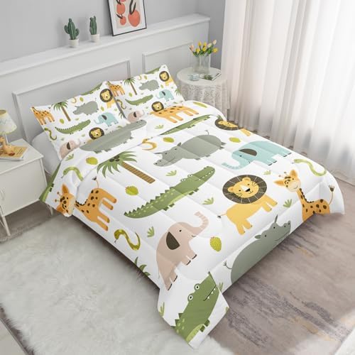 Axolotl Animals Comforter Set 3Pcs Kids