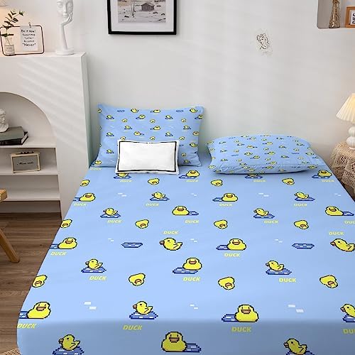 Yellow Duck Twin XL Sheet Set - 3 Piece with Pillowcase