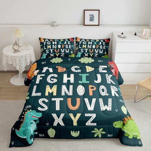 Feelyou Alphabet Kids Comforter Set Twin Size