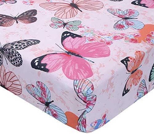 MAG 4PCS Butterfly Sheet Set - Full Size Microfiber Bedding