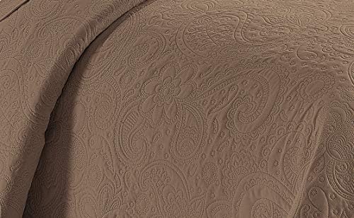 Linen Plus Embossed Coverlet Bedspread Set - 3PC KingCalifornia King