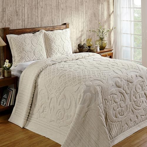 Better Trends Chenille Bedspread Queen Size Set