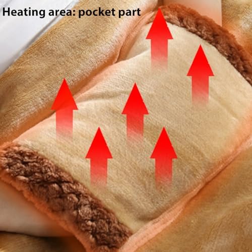 Yaoliucp Heated Blanket 24x31 Inch USB Fast Heating Throw Blanket